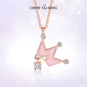 CHOW TAI SENG 周大生 女士S925银饰项链 S1PC0043