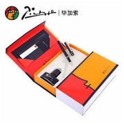 Pimio 毕加索 PS-709 钢笔 墨水礼盒套装 亮黑金夹 0.5mm