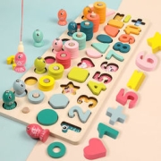 dala 幼儿童玩具益智数字启蒙氏拼图
