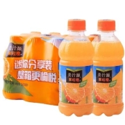 可口可乐 美汁源果粒橙300ml*6瓶