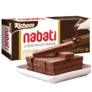 nabati 纳宝帝 印尼进口 Nabati 丽芝士 丽巧克（Richoco）威化饼干 580g/盒