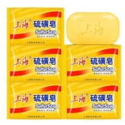 SHANGHAI 上海 硫磺皂85克*5块 硫磺香皂 包邮