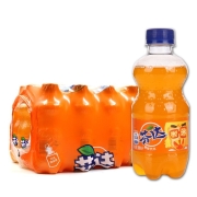 京东极速版：Fanta 芬达 橙味汽水 300ml＊12