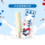 Bright 光明 大白兔联名 网红国潮大白兔奶糖味雪糕 30支