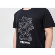 SKECHERS 斯凯奇 男款短袖宽松T恤 FH220M007