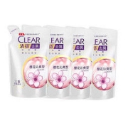 CLEAR 清扬 洗发露 净爽去屑樱花持久留香 200ml*4(新老包装随机发货)