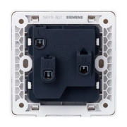 SIEMENS 西门子 Adela致典系列 5UB14183NC01 斜五孔插座 雅白 十只装
