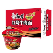 京东极速版：康师傅 经典红烧牛肉面 12桶