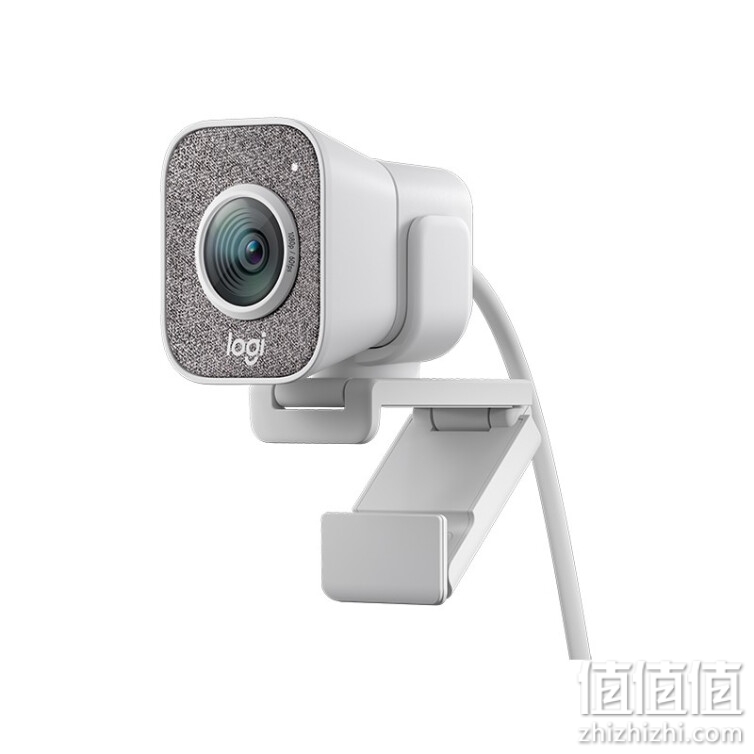 罗技(Logitech) StreamCam高清直播摄像头 家用摄像头电脑摄像头 网课教学 面部追踪 1080p 即插即用 白色