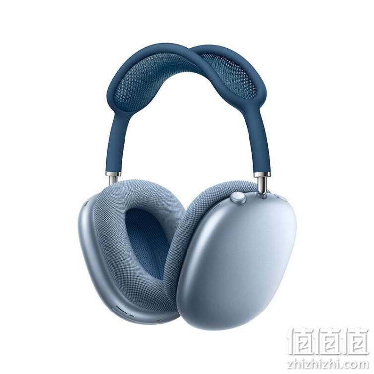 苹果（Apple） AirPods Max 无线蓝牙耳机 主动降噪 头戴式耳机 支持ipad Pro 天蓝色 官方标配