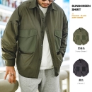 马登工装 日系复古UPF50+防紫外线衬衫防晒服轻薄透气立领上衣夏季男 军绿色 L