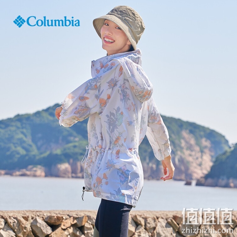 Columbia哥伦比亚户外22春夏新品女UPF50防晒防紫外线透气休闲外套WR0645 101 S(155/80A)