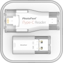 PhotoFast iType-C Reader 苹果4头转换MicroSD/tf卡多功能读卡器