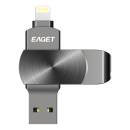 忆捷（EAGET）128GB Lightning USB3.0苹果U盘i66苹果官方MFI认证一键备份iphone/ipad手机电脑两用优盘