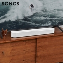 SONOS Beam Gen2电视音响回音壁 家庭智能音响系统 WiFi无线 S14 音箱客厅家用 家庭影院 杜比全景声 白色