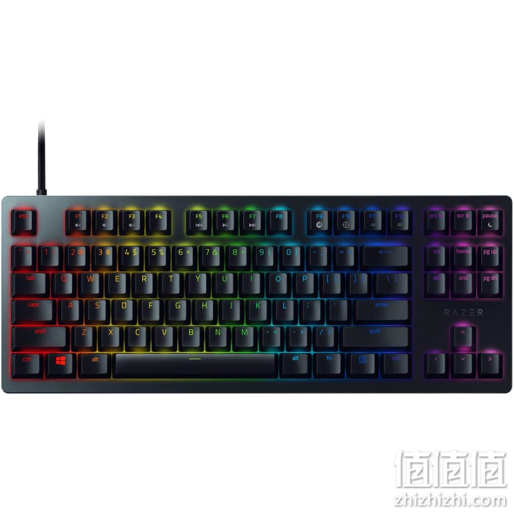 Razer雷蛇猎魂光蛛竞技版87键机械键盘光轴笔记本电竞游戏lol吃鸡