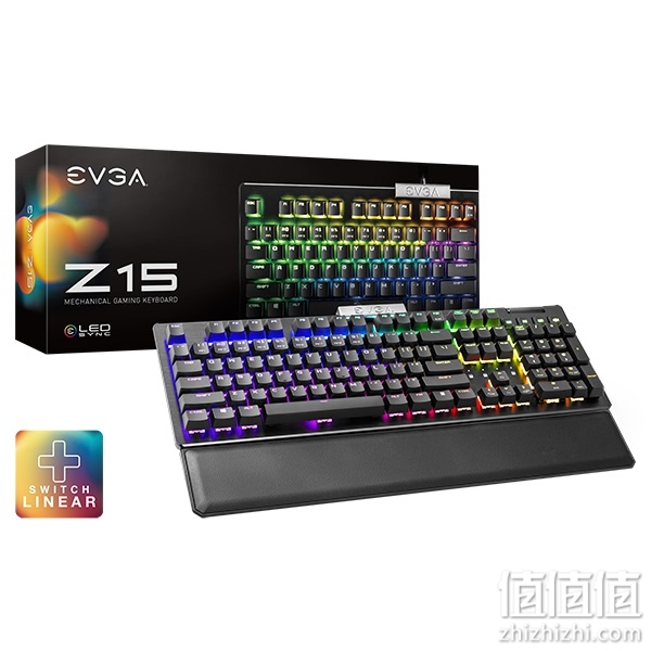 EVGA Z15机械游戏键盘RGB背光 银轴Z20光轴机械键盘 X17鼠标行货