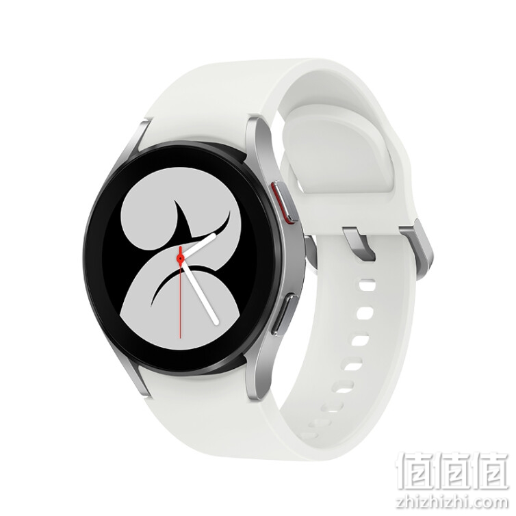 三星Galaxy Watch4 蓝牙通话版 运动智能手表 体脂/导航/5纳米芯片/通话/身体成分/OS安卓/支付 40mm 雪川银