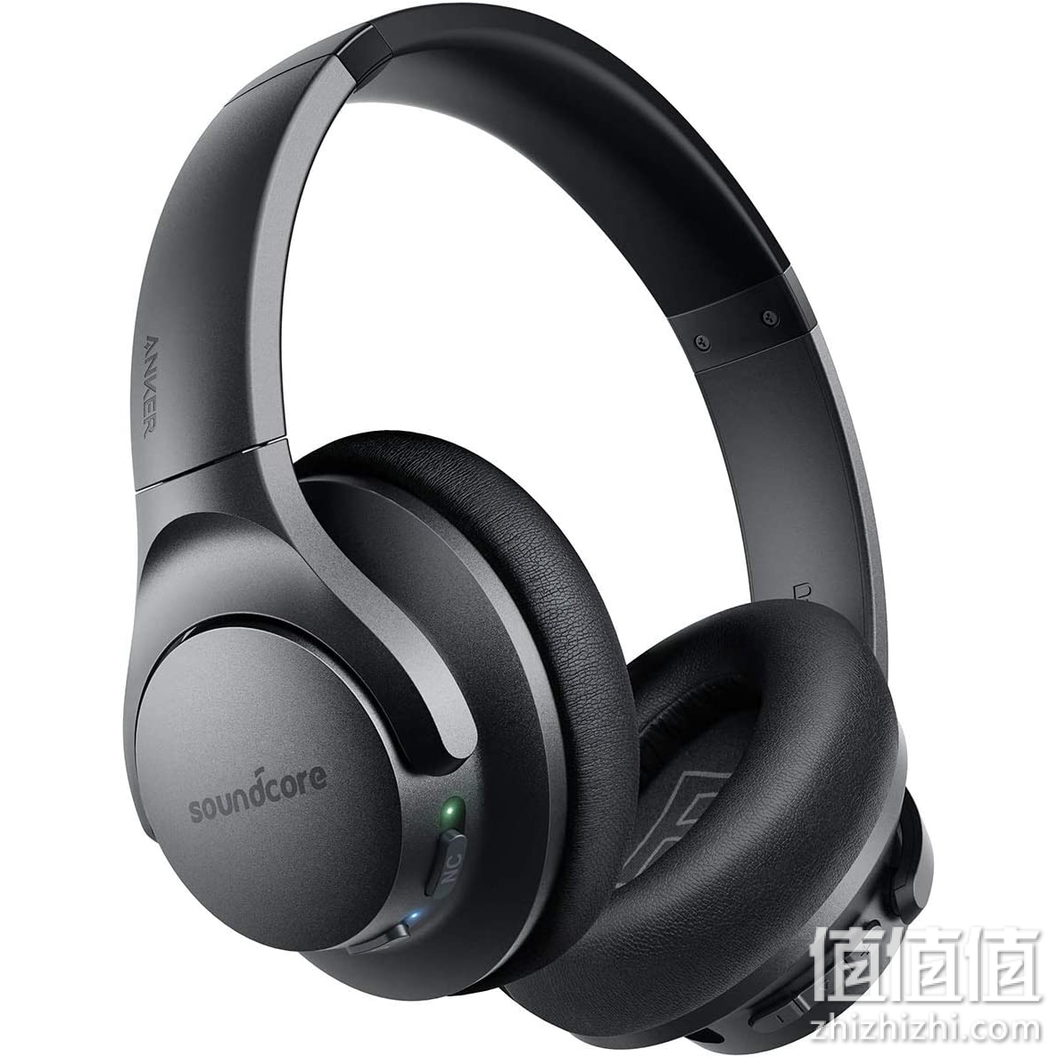 Anker Soundcore Life Q20 混合主动降噪耳机,无线头戴式蓝牙耳机,40 小时播放时间,高分辨率音频,深低音,*泡沫耳罩,适用于旅行,家庭办公室