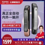 凯迪仕K20-W 全自动指纹锁家用防盗门智能门锁 电子密码锁kaadas