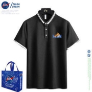 NASA URBAN 联名款 休闲POLO衫翻领