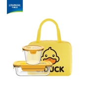 京东极速版：乐唯诗 小黄鸭保鲜饭盒 G.DUCK联名 1040ml+700ml+包