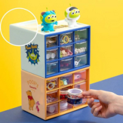 MINISO 名创优品 三眼仔/维尼熊 抽屉式九宫格收纳盒