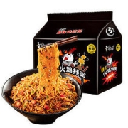 康师傅 辣鸡肉味拌面 133g*5袋 超辣火鸡面方便面袋面速食零食食品