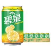 watsons 屈臣氏 碧泉柠檬茶饮料 港式地道茶饮 茶味浓郁果味清香 330ml*24罐 整箱装