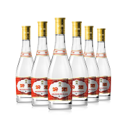 PLUS会员：汾酒 黄盖玻汾 53%vol 清香型白酒 475ml*6瓶 整箱装 *2件