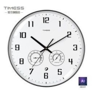 TIMESS 电波挂钟 Q19-2