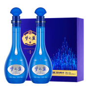 PLUS会员：YANGHE 洋河 梦之蓝 蓝色经典 M6 52%vol 浓香型白酒 500ml*2瓶 双支装