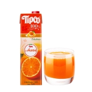 泰国原装进口泰宝(TIPCO) 100%鲜榨橙汁1L
