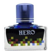 PLUS会员：HERO 英雄 7106 钢笔彩色墨水 纯蓝色 40ml