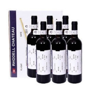 罗德尔酒堡 西拉 佳美娜 干红葡萄酒 12度红酒 机票干红750ml*6整箱装
