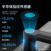 武匠指纹锁家用防盗门酒店密码锁电子锁民宿入户门通用智能磁卡锁