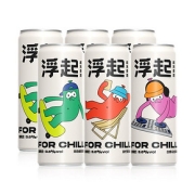 【百威浮起】起泡茶酒气泡酒6罐听装