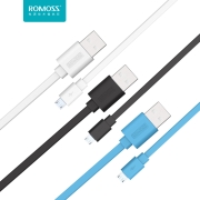 罗马仕安卓数据线快充加长蓝牙耳机充电线器闪充micro usb适用于华为小米vivoppo荣耀三星手机通用充电宝正品