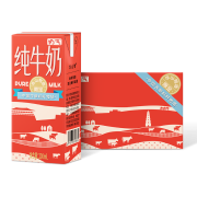 华山牧 奶气 纯牛奶200ml*24盒