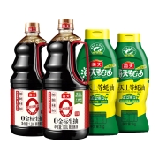88VIP：海天 0金标生抽+上等蚝油挤挤装(1.28L+1kg)*2组