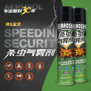 黑猫神 杀虫气雾剂艾叶草本精华杀虫 600ml*2罐
