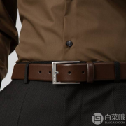 单件免邮，HUGO Hugo Boss 雨果·博斯 Gellot 男士真皮皮带