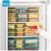 CHAHUA 茶花 食品级冰箱保鲜盒 460ml*3个