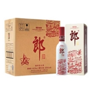 PLUS会员：LANGJIU 郎酒 朗哥 红款 2016年 44.8%vol 酱香型白酒 500ml*6瓶 整箱装