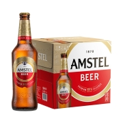 88VIP：喜力旗下 Amstel红爵 全麦芽 啤酒460ml*12瓶/箱+飞鹤 全脂调制乳粉400g