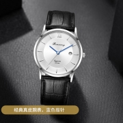 【瑞士品牌】BERSINEY商务手表男石英表防水情侣对表节日礼物 卡曼达系列 琉森系列 BM8310.SBW男款