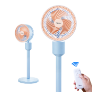 PLUS会员：Midea 美的 GAF20EQ 落地扇 蓝色