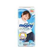 moony 畅透系列 男宝宝拉拉裤 XXL26片