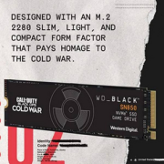 读取速度7000MB/秒，Western Digital 西部数据 WD_BLACK SN850 NVMe PCIe Gen4技术 1TB SSD固态硬盘