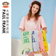 Paul Frank 大嘴猴 女士60S精梳棉可外穿睡裙 多色